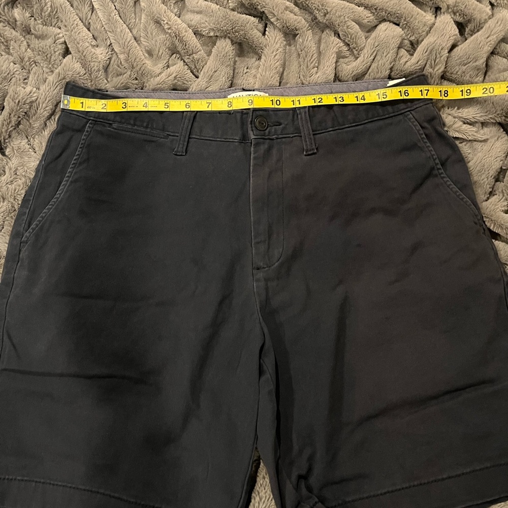 Nautica mens flat front navy shorts size 34w - Picture 9 of 9